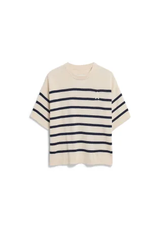 Armedangels - STRIPE LINEN BLEND SWEATER undyed-tinted navy - Gr. - L