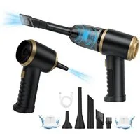 Fine Life Pro Akku-Handstaubsauger 15000Pa USB aufladbar Mini Staubsauger, 80 W, Nass & Trocken Handsauger, für den Auto, Haus, Küche, Tierhaare