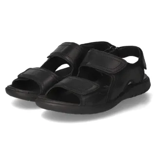 Sioux Sandalen LUTALO - Gr. 40 - Schwarz - Glattleder