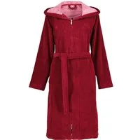Vossen Damenbademantel Palermo Kurzmantel mit Kapuze Velours, Kurzmantel mit Kapuze, 45% Polyester, 35% Bambus, 20% Baumwolle