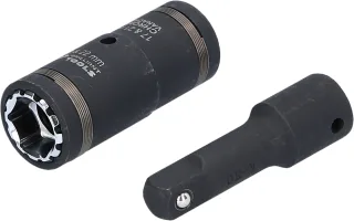 Brilliant Tools 4 in 1 Kraft-Stecknuss-Satz, 2-tlg - BT691011