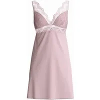 CALIDA Nachthemd Feminine Lounge Damen (1-tlg) seidig weich, atmungsaktiv, Spitze