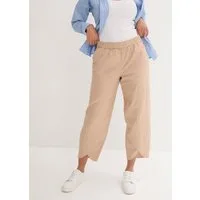 bonprix 3/4-Hose aus Leinen-Mix, mit Seitenschlitzen, Regular Fit, casual Stil