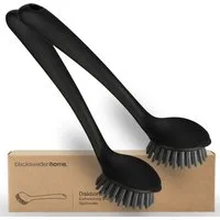 blackswedenhome. Reinigungsbürste Spülbürste Schwarz, (Langlebiges Spülbürsten Set 2 Stück), 2er-Set, Spülmaschinenfest