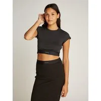 Calvin Klein Underwear T-Shirt RIB CROP TEE mit extra kurzem Schnitt