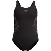 Speedo Badeanzug Placement Muscleback sportliche Ausrichtung, chlorbeständiges Material, schnell trocknend