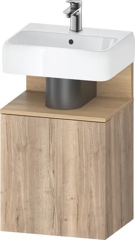 Duravit Qatego Waschtischunterbau wandhängend Eiche Marmoriert Matt 440x350x645 mm - QA4076R30550000 QA4076R30550000