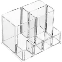 FELIXLEO Make-Up Organizer Make Up Organizer Acryl Transparent Kosmetik Schmuck Bad Badezimmer, 2-tlg.