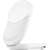 Belkin UltraCharge Faltbare magnetische 2-in-1-Ladestation mit Qi2 25W Wireless Charger