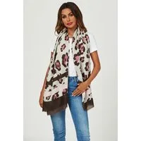 FS Collection Modeschal Damen Leopardenmuster Schal – Weich, Leicht & Vielseitig, 100% Polyester – weich, leicht & formbeständig