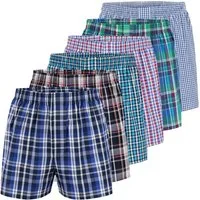 City Life Boxershorts Herren Unterhosen Baumwolle Webboxer (6er Pack) Sparpack S - 4XL (1-St)