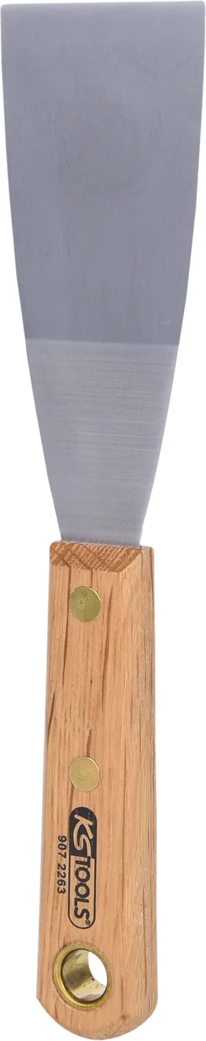 KS Tools Edelstahl-Spachtel, mit Holzgriff - 907.2263