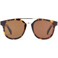 Bonizetti Sonnenbrille Damen Sonnenbrille BARCELONA CASA MILA (142 mm, braun, 1-St) Sandelholz, handgefertigt, UV 400