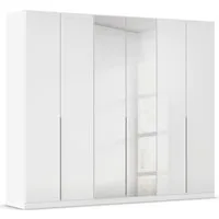 OTTO home Drehtürenschrank Kleiderschrank Kleiderschränke Schrank Garderobe AGORDO mit Glasfront (in zwei Griff-Farben, Breiten 91-405 cm) durchdachte Innenausstattung, in 8 Breiten und 2 Höhen MADE IN GERMANY