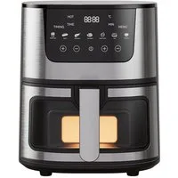 ANTCOOL Heißluftfritteuse ATC-BXG-7, 1400 W, 7L Profi-Heißluftfryer 1400W, 9 Prog. + LED-Touch, Schwarz