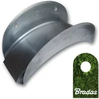 Bradas Wandhalter Wandschlauchhalter aus Metall silber für Gartenschlauch ECO-WF114, (1-St)