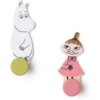 Kids Concept Kleiderhaken Kleiderhaken 2er-Set Kleine My 14x3x4,5cm und 12x3x5 cm aus Holz, Kinderzimmer, (2-St., mit Mumin-Motiv)