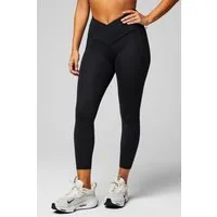 Fabletics Leggings Oasis PureLuxe HW Crossover 7/8 Leggings aus blickdichtem Stoff und mit mittlerer Kompression