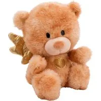 Nici Kuscheltier Dein Schutzengel, Bär La La Bearie 28 cm, mit goldenem Herz & Flügeln in Geschenkbox