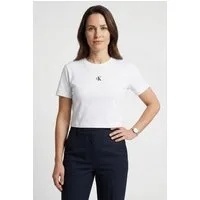 Calvin Klein Jeans T-Shirt LOGO CROPPED TEE Boxy fit mit Rundhalsausschnitt, mit Logoschriftzug