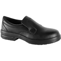 SAFEWAY Sicherheitsschuhe schwarz S2 Slipper mit Stahlkappe Sicherheitsschuh Zehenschutz
