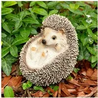 dazikemo Gartenfigur Dekofigur Gartenfigur Igel 12 x 11 x 12 cm