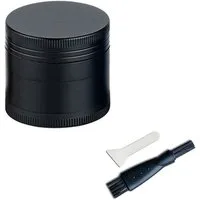 Coumo Kräutermühle Grinder Crusher, ⌀ 4 cm, Kräutermühle,Gewürzmühle, 4-teilig, Metall