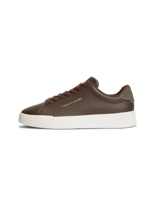 TH COURT LTH DETAIL ESS Cocoa/Platinum Olive - Gr. - 43