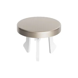 VitrA Zubehör Waschtisch Überlaufclip rund Nickel gebürstet,A4516634 A4516634