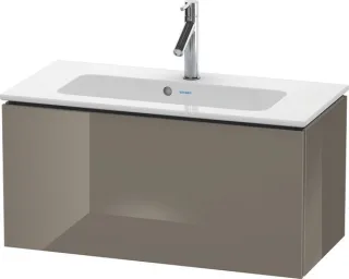 Duravit L-Cube Waschtischunterbau wandhängend Flanell Grau Hochglanz 820x391x400 mm - LC615708989 LC615708989