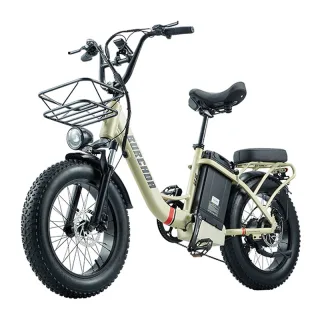 [EU DIRECT] BURCHDA U8 Electric Bike 48V 31.5AH Battery 1000W Motor Recommended Top Speed 25KM/H 20inch Tires 200KM Max