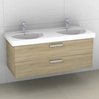 Artiqua 413 Waschtischunterschrank für Preciosa 133200, 133220 Castello Eiche quer NB, 413-WU2L-K47- 413-WU2L-K47-7136-426