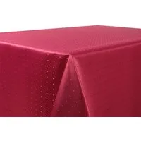 Beautex Tischdecke Damast Punkte bügelfrei fleckenabweisend pflegeleichte Tischwäsche (1-tlg), fleckenabweisend, Lotuseffekt, formstabil, strapazierfähig