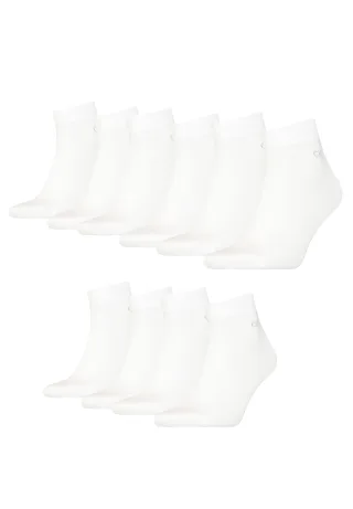 Calvin Klein Quarter Sneaker Socken Herren Kurzsocke 10 Paar