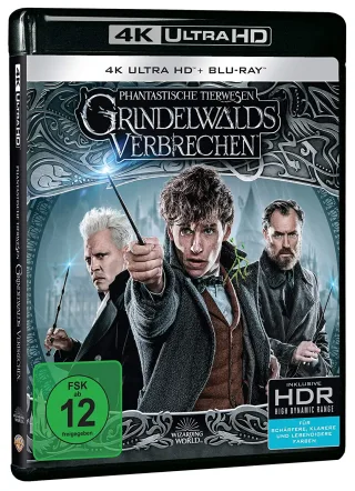 Phantastische Tierwesen: Grindelwalds Verbrechen (4K Ultra HD Kinofassung + 2D Kinofassung) [2 Blu-rays]
