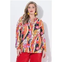 MIAMODA Longbluse Bluse Regular Fit Muster Langarm