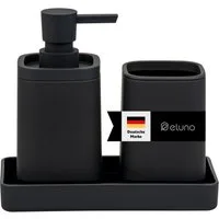 eluno Badaccessoire-Set VALONA 3tlg. Soft-Touch, 3 tlg.
