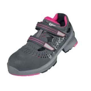 uvex 1 ladies Sicherheitsschuh S1 Damen Sandale gelocht grau/pink 39 - 8560739