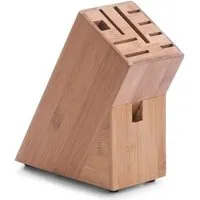 Zeller Present Messerblock Bamboo (1tlg), geeignet für 8 Messer und eine Schere