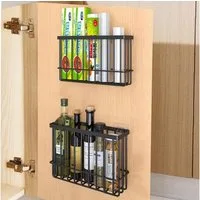 TUWENA Küchenorganizer-Set 2 Stk Küchenschranktür-Aufbewahrungsbox,Wandmontierte Aufbewahrungsbox