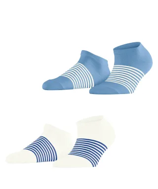 ESPRIT socks & tights - Esprit Summer Stripe 2-Pack Damen sortiment - Gr. - 36.5