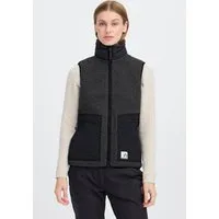 North Bend Funktionsweste NBGalan W Modische Teddyweste mit praktischen Taschen