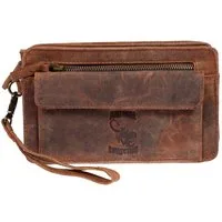 Christian Wippermann Handgelenktasche Herren echt Leder Handgelenktasche Herrenhandtasche, Dokumententasche Tasche Doppelkammer