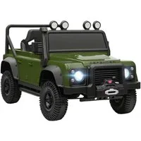 AIYAPLAY Elektro-Kinderauto 12V 7Ah Kinderauto mit 2,4 Ghz Fernbedienung, Belastbarkeit 30 kg, (1-tlg), für Kinder 3-5 Jahre Militärgrün