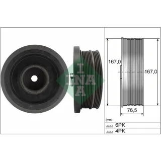 Ina Riemenscheibe f?r Kurbelwelle BMW E46 E60 E81 E61 E83 E90 E91 E87 2,0