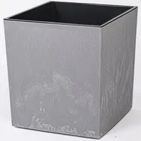 KONZEPT Pflanzkübel Blumenkübel mit Einsatz, XL 40x40x40 cm – UV-beständig & wetterfest, recyceltem Kunststoff, Beton-Optik für Garten, Balkon & Terrasse