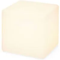 OTTO home LED Solarleuchte Eellin, LED-Solar Würfelleuchte 30 cm, RGB, Tageslichtsensor, LED fest integriert, Warmweiß, RGB, mit Erdspieß