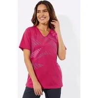 Sieh an! Trainingsshirt Freizeitshirt Kurzarm