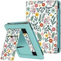 Fintie E-Reader-Hülle für Tolino Shine Color/5 (2024) & Kobo Clara Colour / BW (2024), Kickstand Hülle mit Kartenfach Handschlaufe und Auto Sleep/Wake