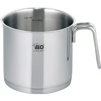 Elo Basic Milchtopf Citrin, Edelstahl (1-tlg), Bügelgriff mit Fingerschutzplatte